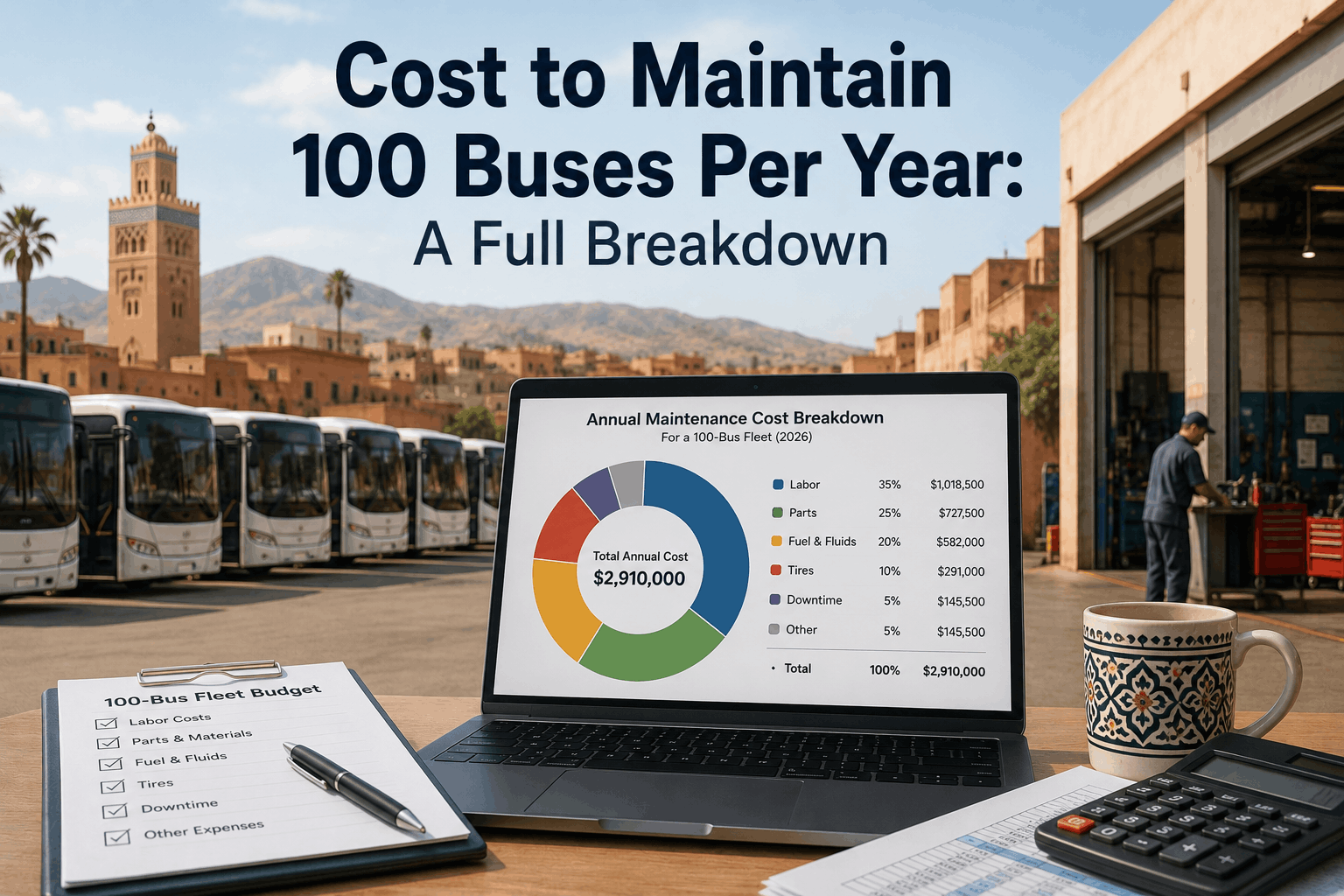 cost-to-maintain-100-buses-per-year