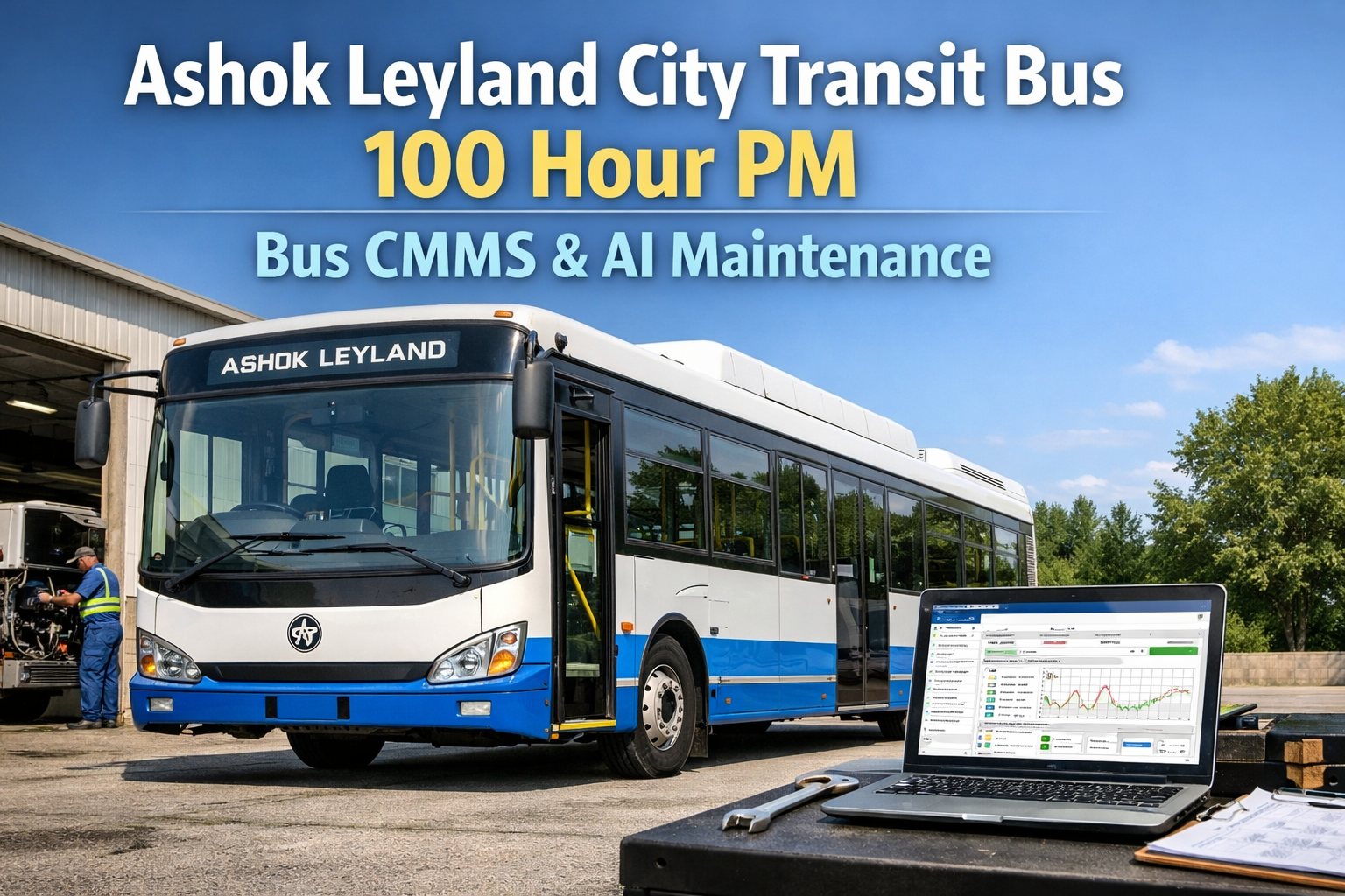 ashok-leyland-city-transit-bus-100-hour-pm-bus-cmms-ai-maintenance