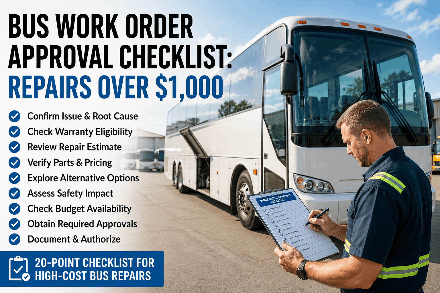 bus-fleet-work-order-approval-checklist-high-cost-repair