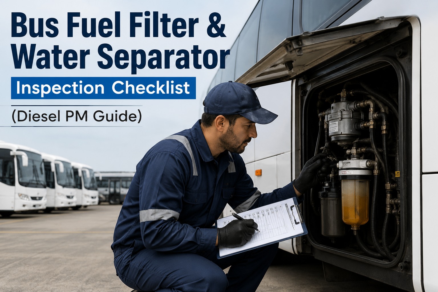 bus-fuel-filter-water-separator-inspection-checklist