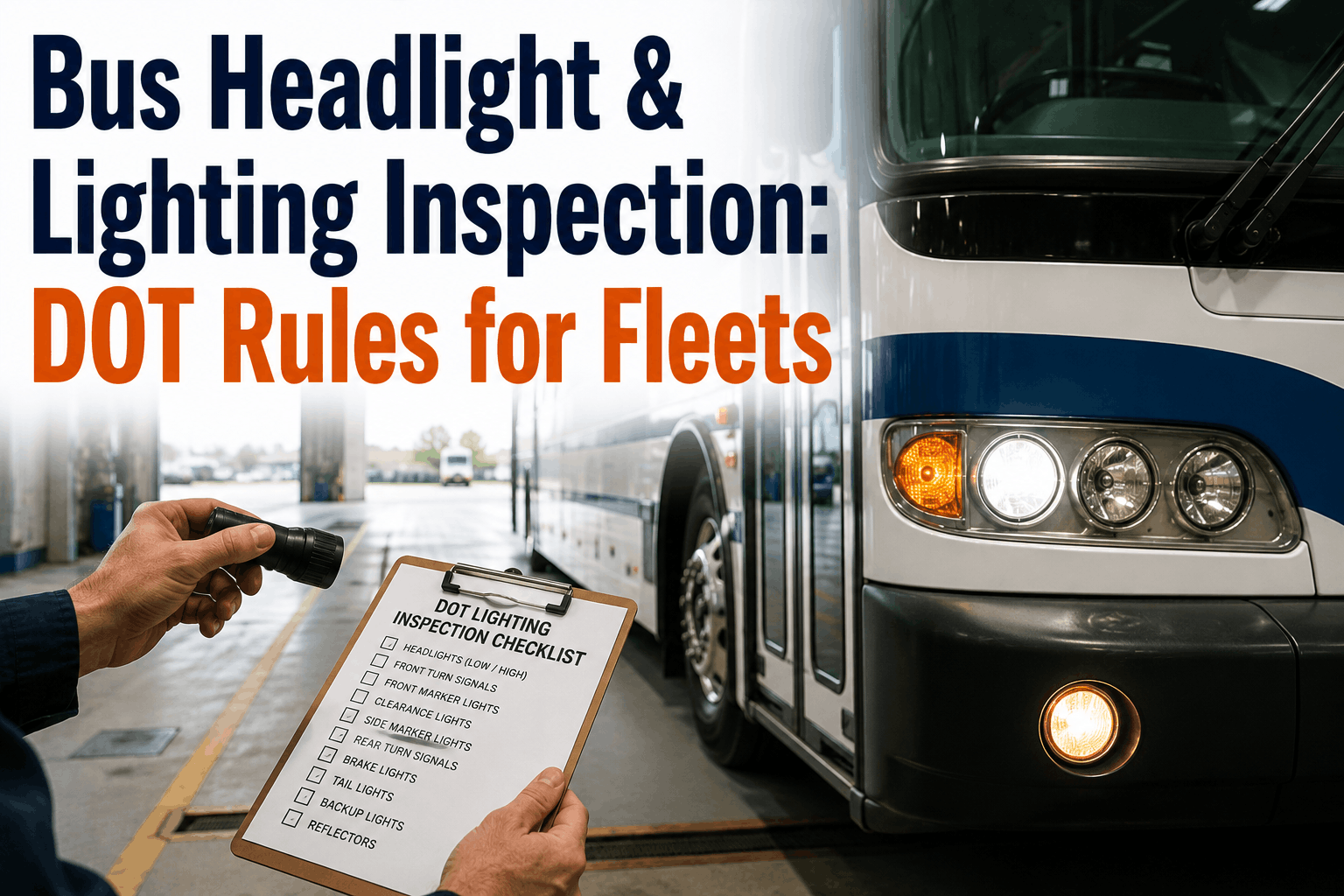 bus-headlight-lighting-inspection-dot-rules