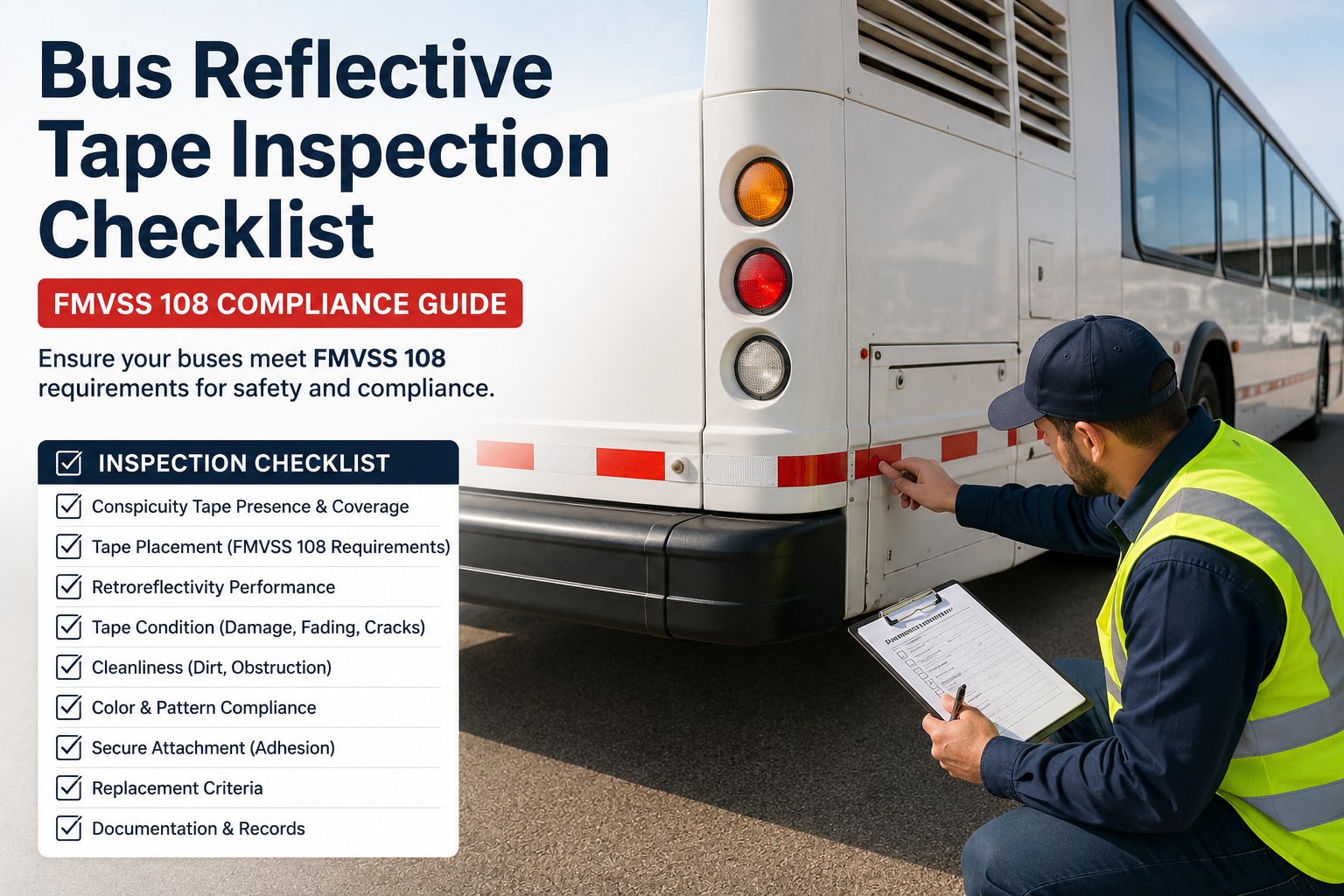 bus-reflective-tape-inspection-checklist-fmvss-108