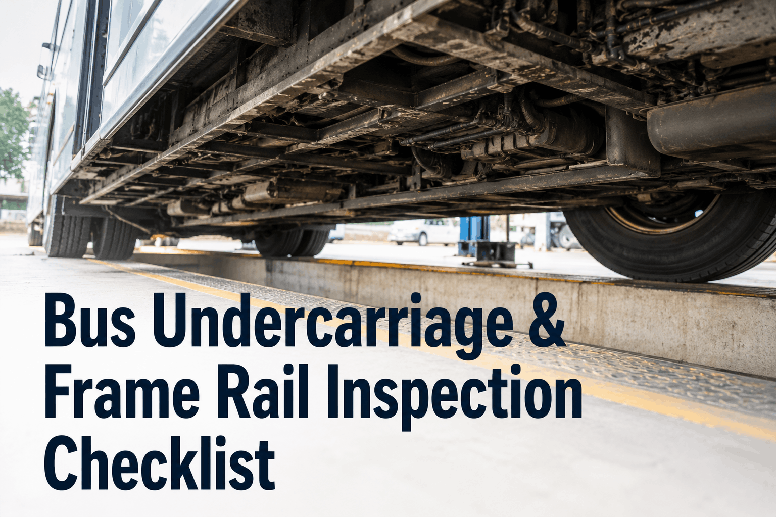 bus-undercarriage-frame-rail-inspection-checklist