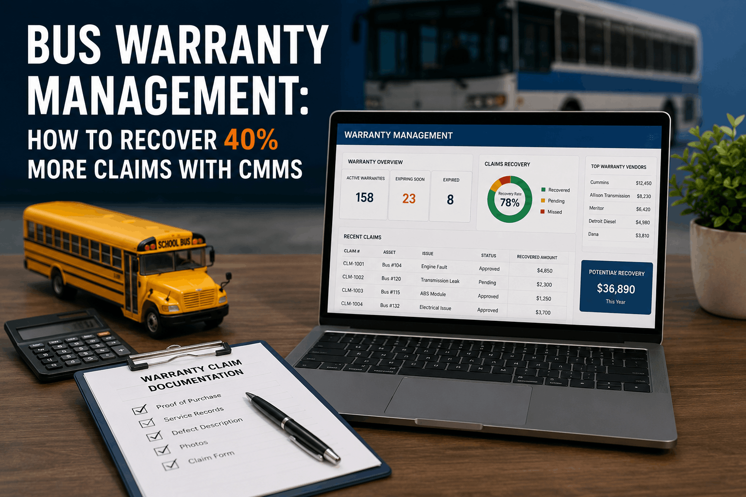 bus-warranty-management-recover-claims-cmms