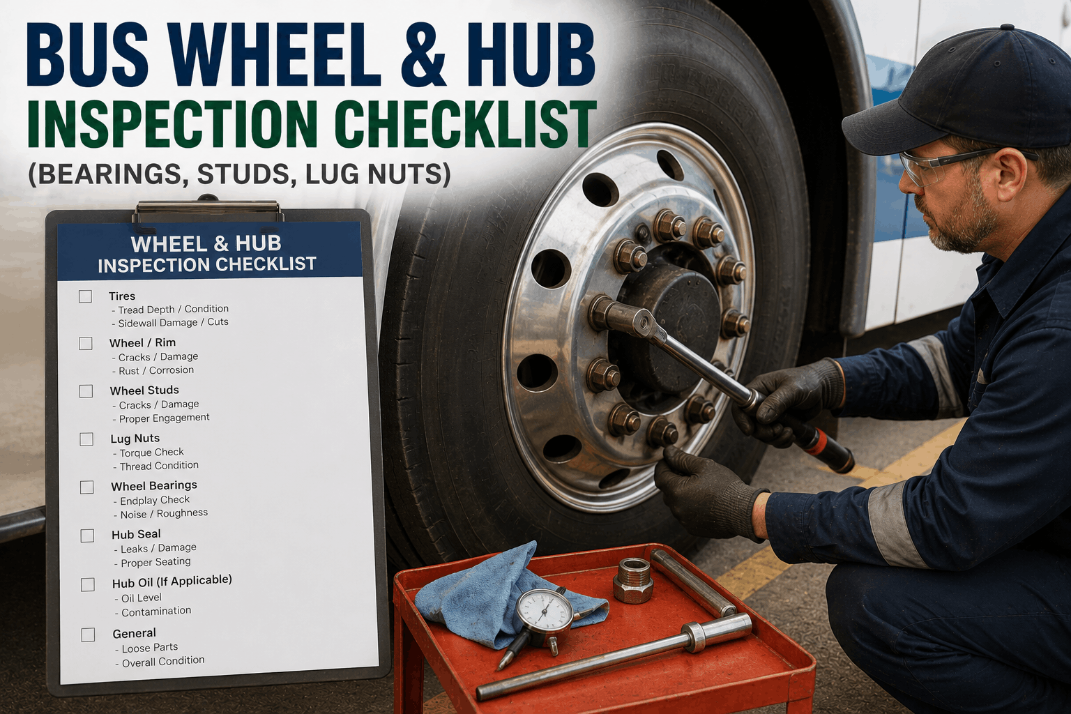bus-wheel-hub-inspection-checklist