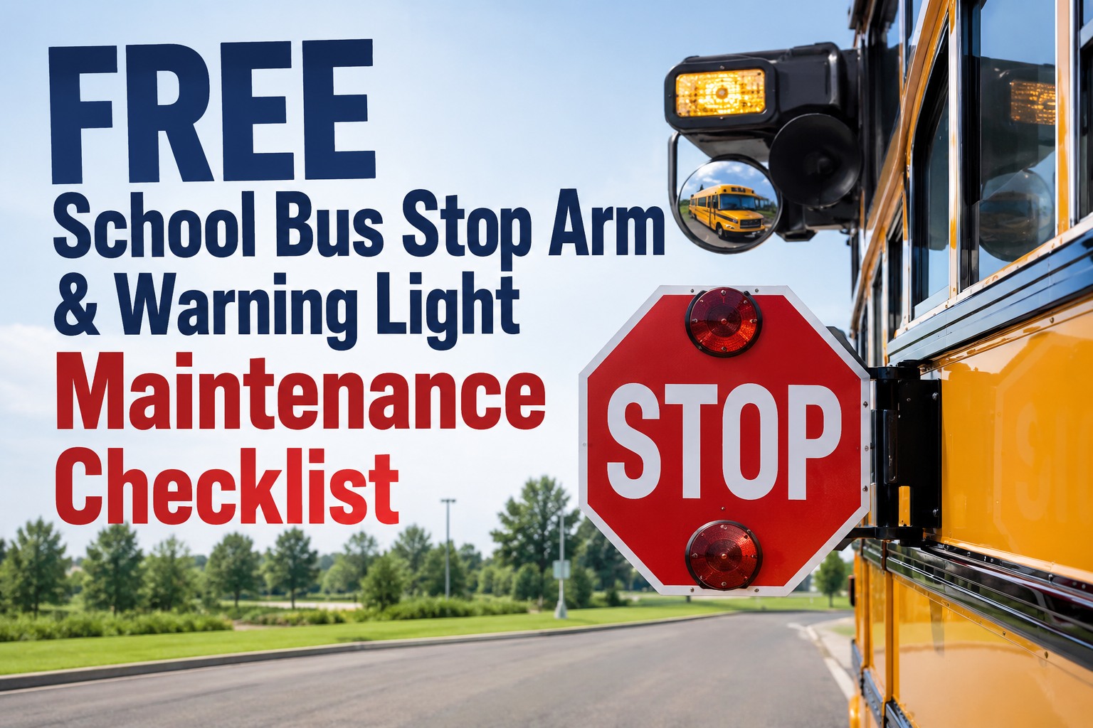 free-school-bus-stop-arm-warning-light-maintenance-checklist