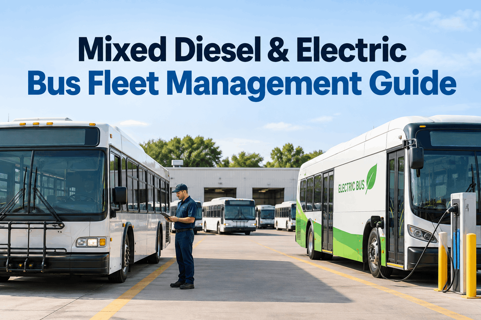 mixed-diesel-electric-bus-fleet