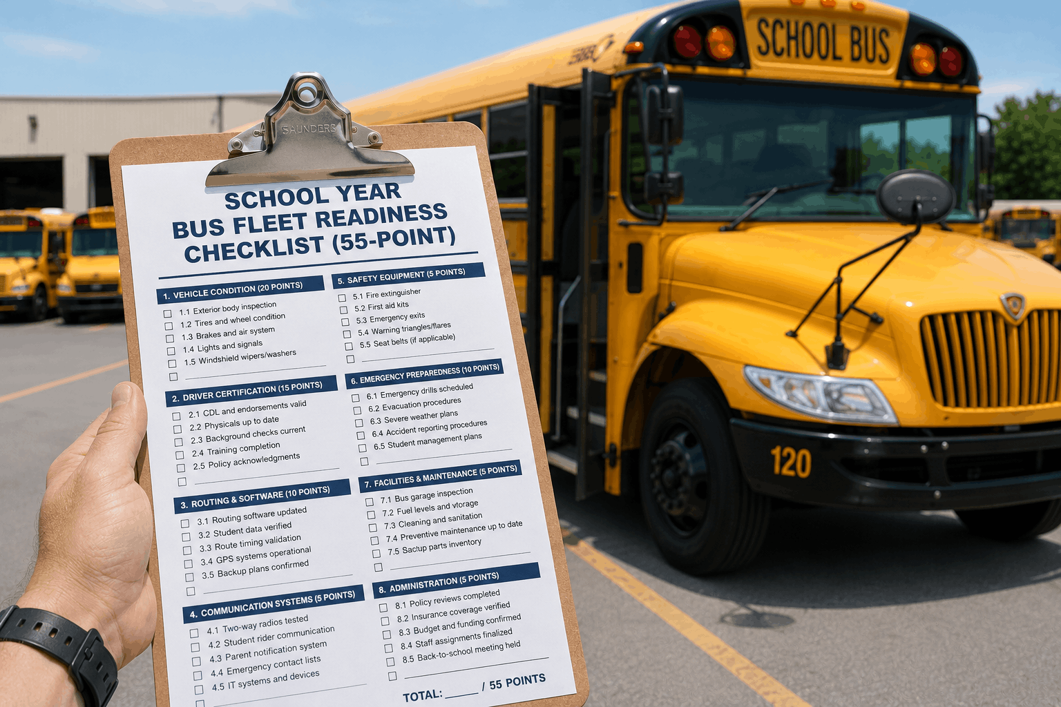 new-school-year-bus-fleet-readiness-checklist