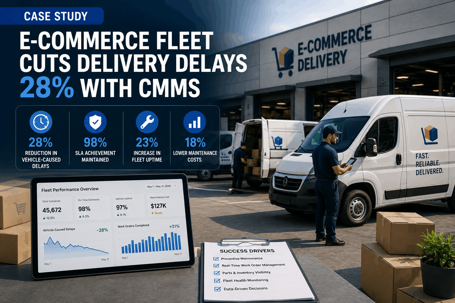 ecommerce-fleet-reduces-delivery-delays-cmms